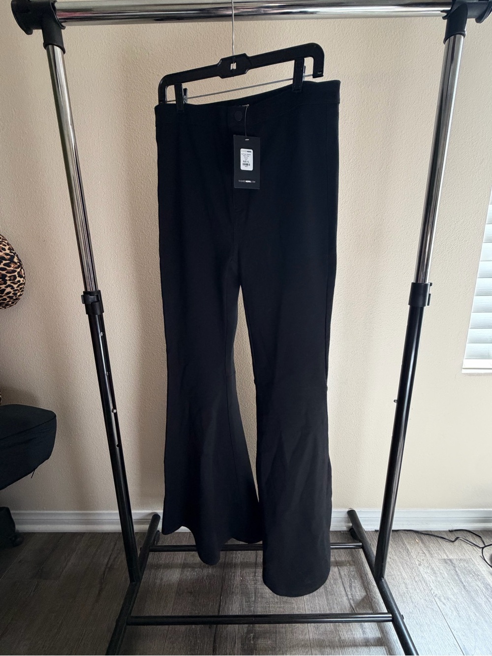 Fashion Nova Black Flare Leg Pants